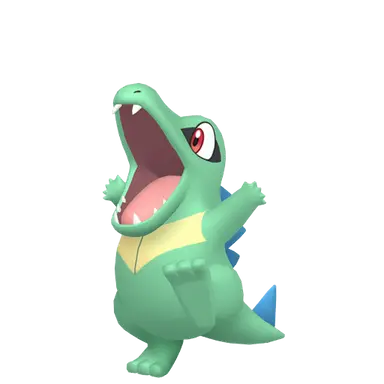 #0158 Totodile Shiny 6IV Hidden Ability In-game Trade Pkm Go